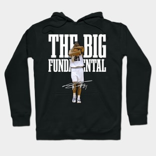 Tim Duncan The Big Fundamental Basketball Signature Vintage Retro 80s 90s Bootleg Rap Style Hoodie